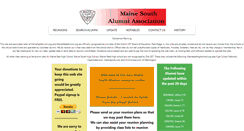 Desktop Screenshot of mainesouthalumni.org